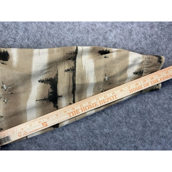 Woolrich Geese Chamois Flannel Button Down Shirt Men’s Sz 2XL Trees Goose - Picture 6 of 8